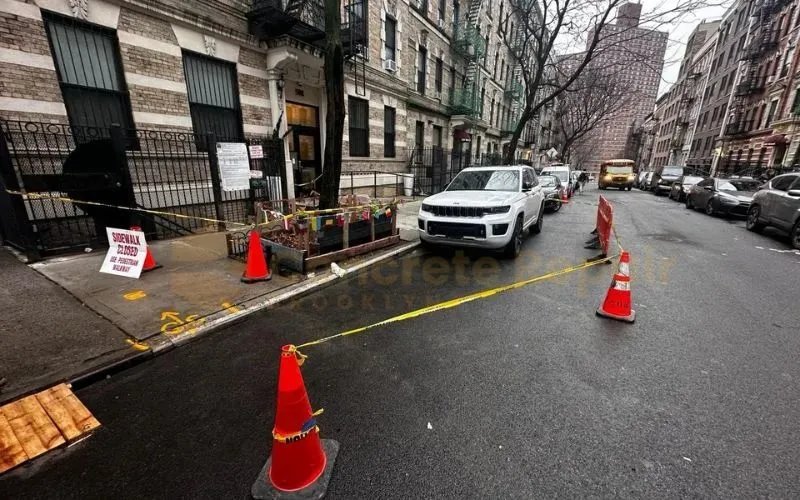  The image shows the concrete work done by Concrete Repair Brooklyn