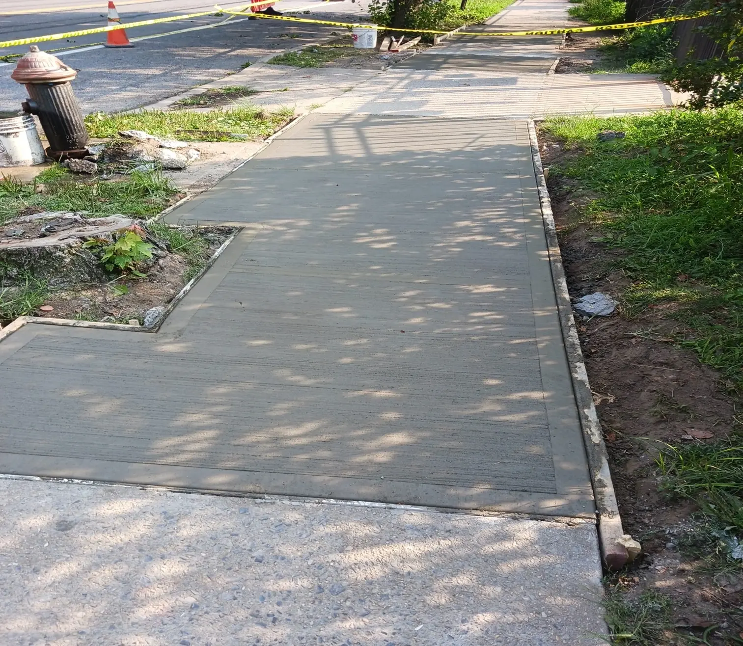 Concrete sidewalk repair in Bronx