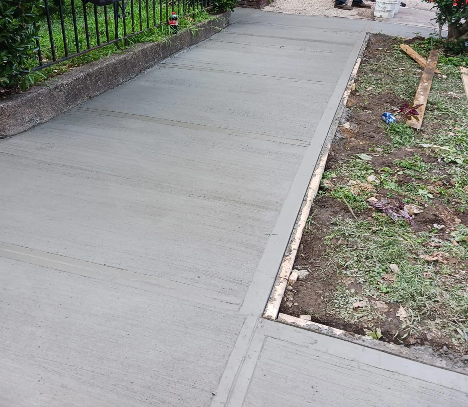 Queens sidewalk restoration project